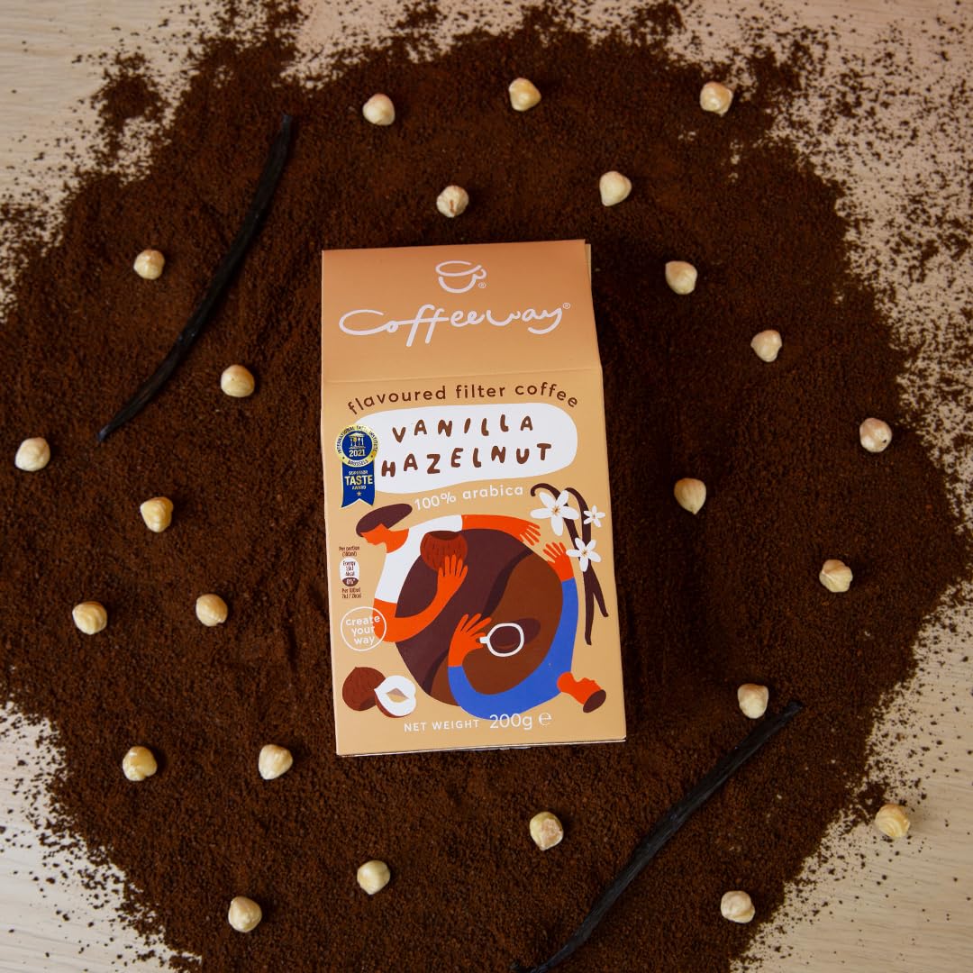 Café molido sabor vainilla hazelnutt coffeeway 200 gr