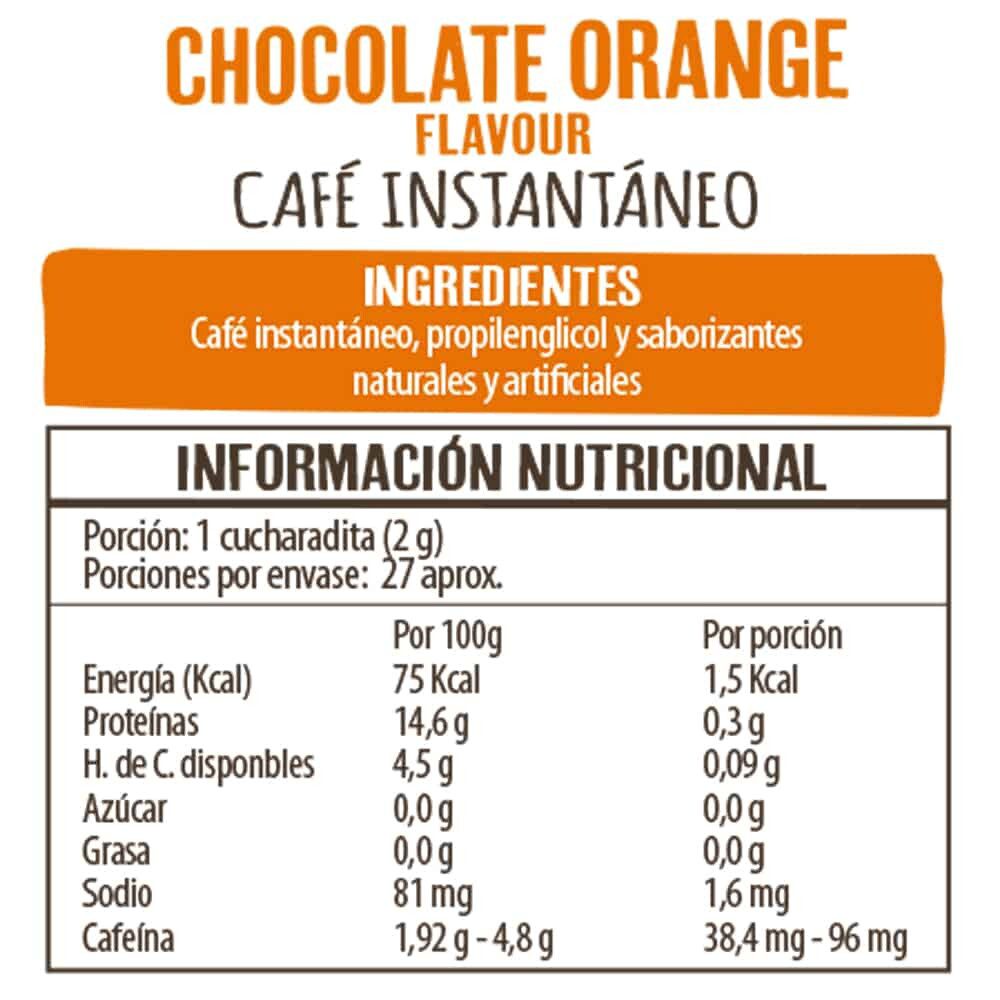 Café Chocolate Naranja