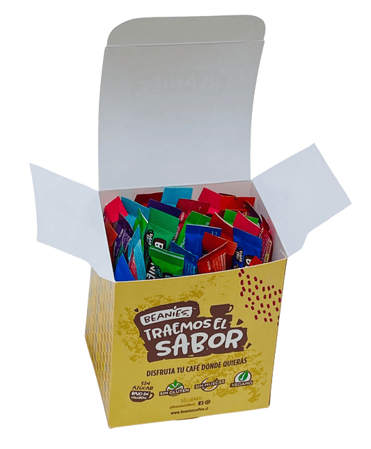 Caja Beanies con 40 sachets