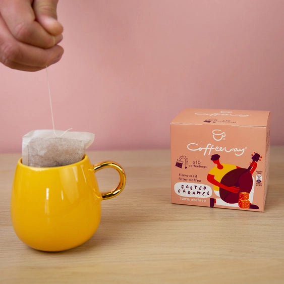 Café en bolsas sabor Caramelo Salado