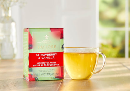 Té Verde de Frutilla & Vainilla caja 20 bolsas