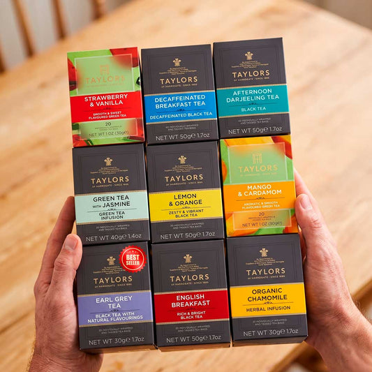 9 Cajas de Té Taylors a elección