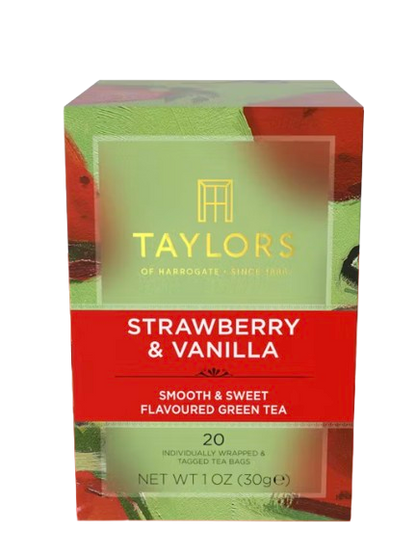 Té Verde de Frutilla & Vainilla caja 20 bolsas