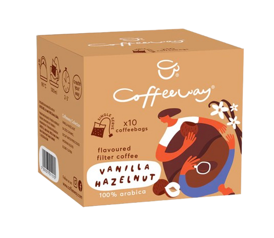 Café en bolsas sabor Vainilla y Avellana