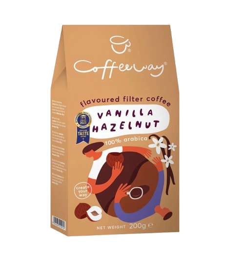 Café molido sabor vainilla hazelnutt coffeeway 200 gr