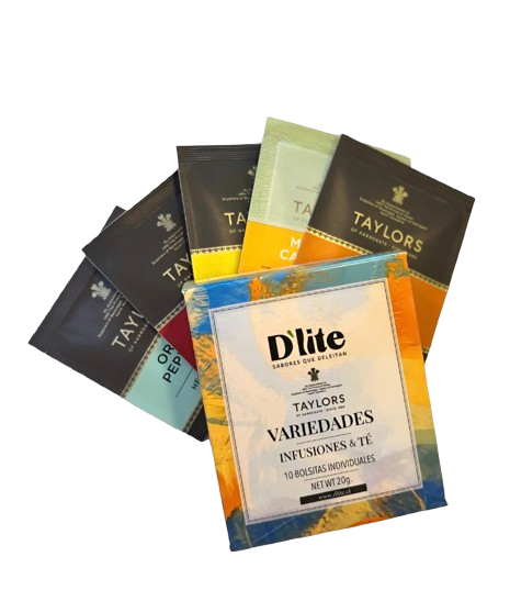 Caja de Té e Infusión mix 10 bolsas Taylors