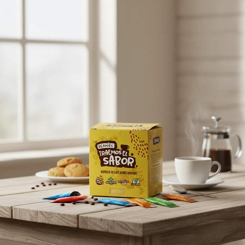 Caja Beanies con 40 sachets
