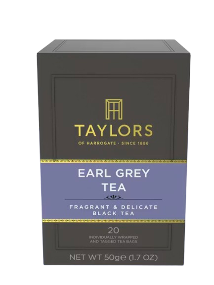 Té Taylors Earl Grey caja 20 bolsas