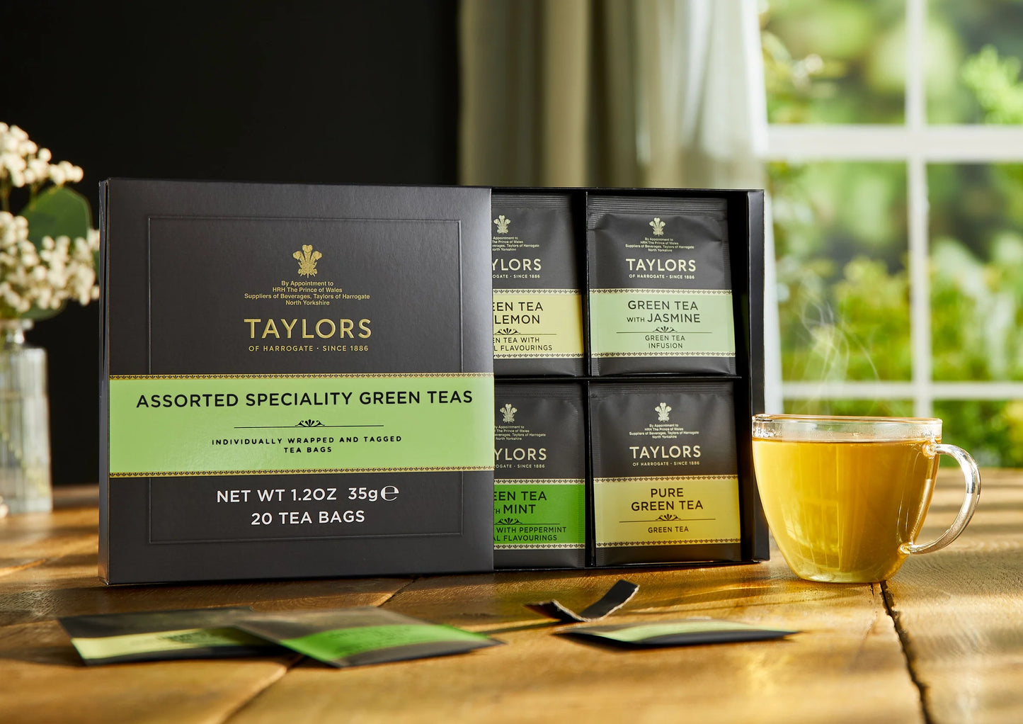 Pack Caja de té verde Premium Taylors