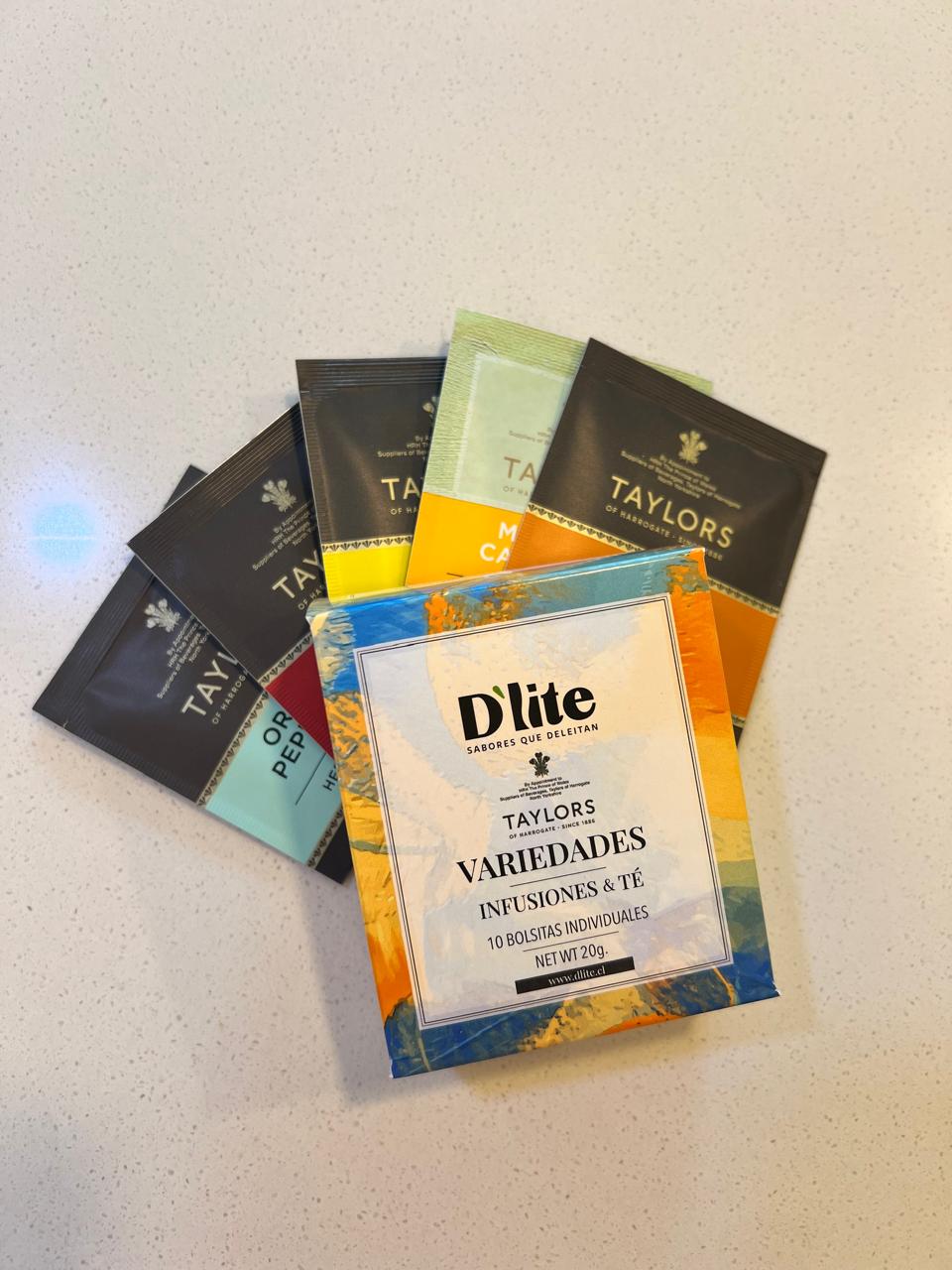 Caja de Té e Infusión mix 10 bolsas Taylors